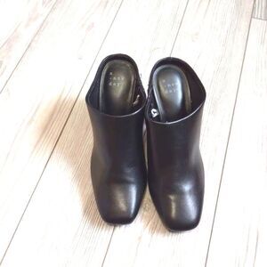 (42-4507) A New Day Black Paula Sandals Size 9.5